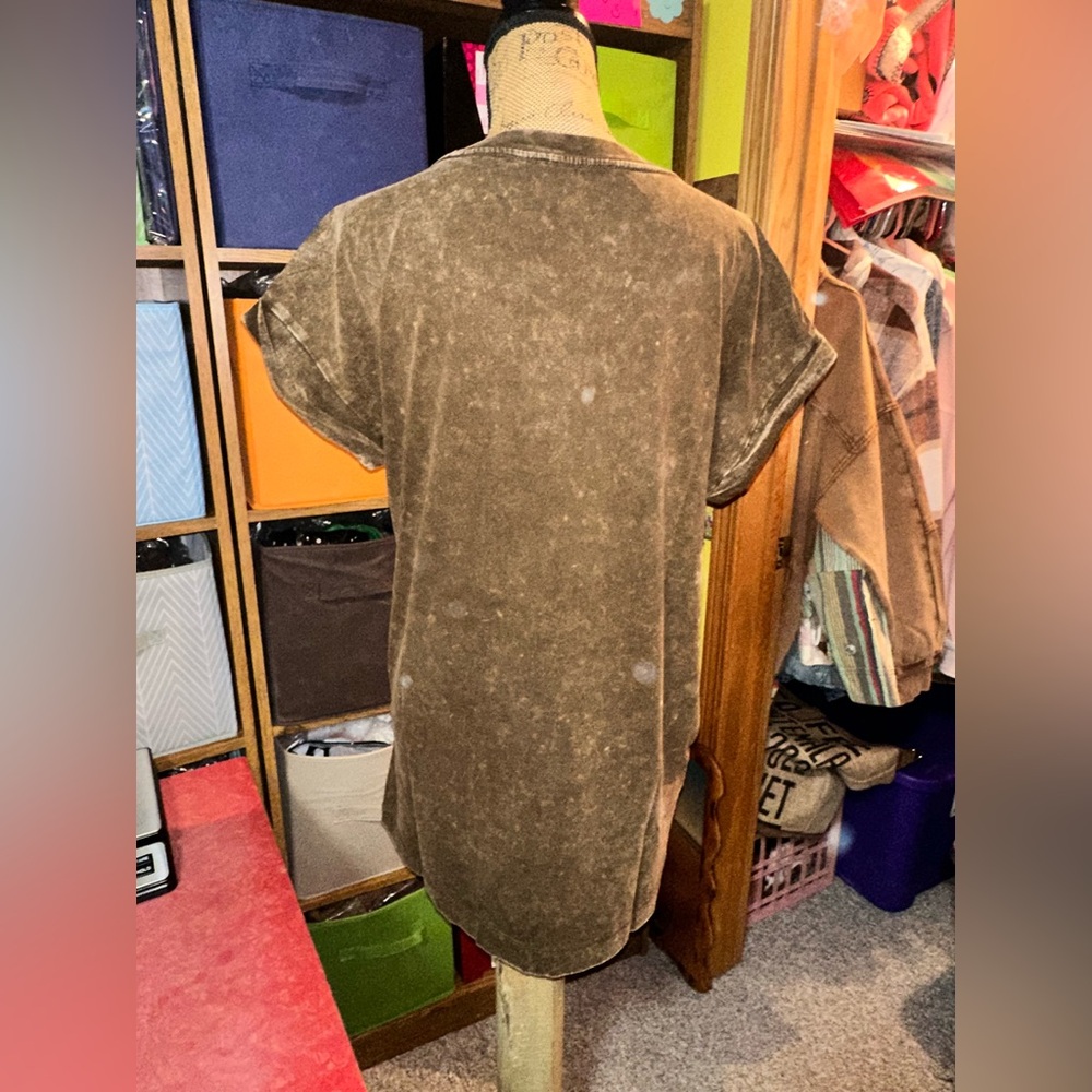 🤎Zenana Outfitters Brown Cotton Dress with pockets - Picture 10 of 13